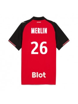 Stade Rennais Quentin Merlin #26 Replika Hemmakläder 2025-26 Kortärmad